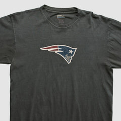 New England Patriots Reebok 2000s Long Sleeve T-shirt Charcoal Vintage | Fanatics