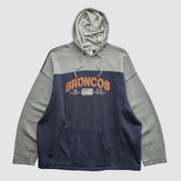 Denver Broncos NFL 2000s Hooded Pullover Sweatshirt Heather Gray Vintage | Fanatics