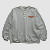 Denver Broncos Starter 90s Pullover Sweatshirt Heather Gray Vintage | Fanatics