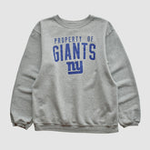 New York Giants Reebok 2000s Pullover Sweatshirt Heather Gray Vintage | Fanatics