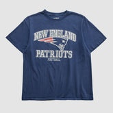 New England Patriots NFL 2000s T-shirt Navy Vintage | Fanatics