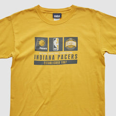 Indiana Pacers NBA 2000s T-shirt Yellow Vintage - NBA
