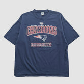 New England Patriots Lee Apparel 2002 T-shirt Navy Vintage | Fanatics