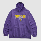 Minnesota Vikings NFL 2000s Hooded Pullover Sweatshirt Purple Vintage | Fanatics