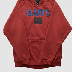 New York Giants Reebok 2000s Hooded Pullover Sweatshirt Red Vintage | Fanatics