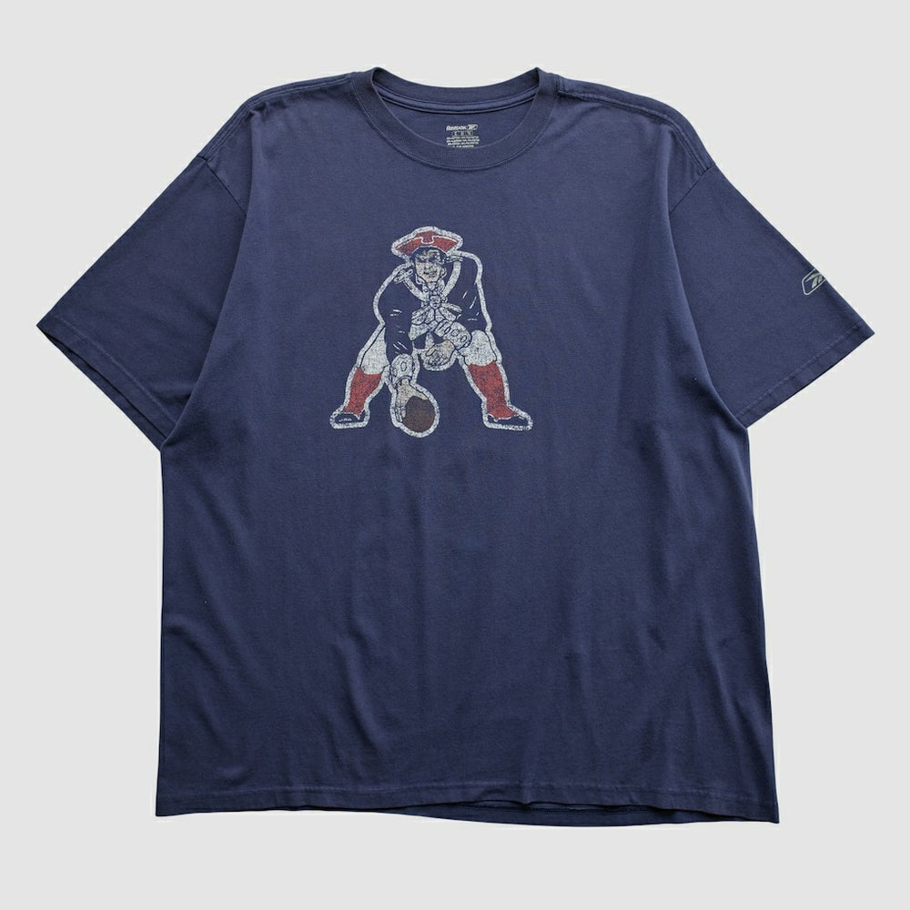 New England Patriots Reebok 2000s T-shirt Navy Vintage | Fanatics