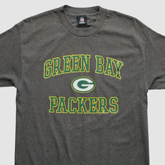 Green Bay Packers NFL 2010s T-shirt Dark Heather Gray Vintage | Fanatics