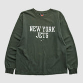 New York Jets 2000s Long Sleeve T-shirt Green Vintage | Fanatics