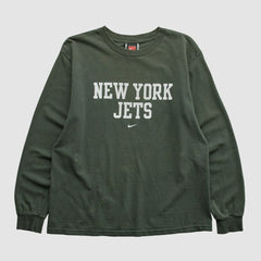 New York Jets 2000s Long Sleeve T-shirt Green Vintage | Fanatics