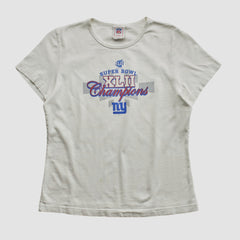 Super Bowl XLII NFL 2008 T-shirt White Vintage | Fanatics