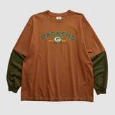 Green Bay Packers NFL 2000s Long Sleeve T-shirt Clay Vintage | Fanatics