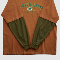 Green Bay Packers NFL 2000s Long Sleeve T-shirt Clay Vintage | Fanatics