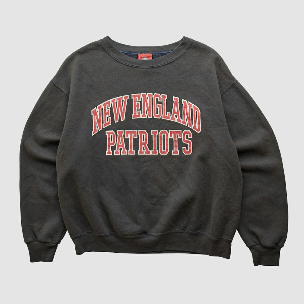 New England Patriots NFL 2000s Pullover Sweatshirt Black Vintage | Fanatics