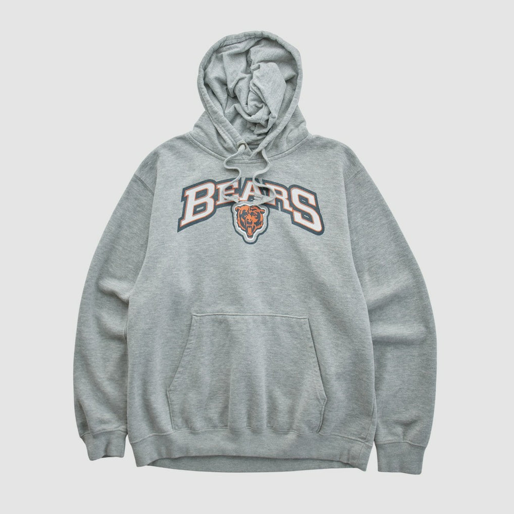 Chicago Bears 2010s Hooded Pullover Sweatshirt Heather Gray Vintage | Fanatics