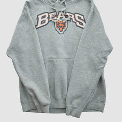 Chicago Bears 2010s Hooded Pullover Sweatshirt Heather Gray Vintage | Fanatics