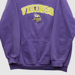 Minnesota Vikings NFL 2000s Hooded Pullover Sweatshirt Purple Vintage | Fanatics
