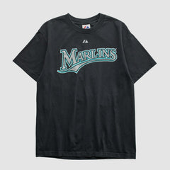 Miami Marlins Majestic 2000s T-shirt - MLB