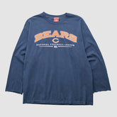 Chicago Bears NFL 2000s Long Sleeve T-shirt Navy Vintage | Fanatics