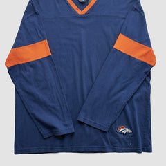 Denver Broncos NFL 2000s Long Sleeve T-shirt Navy Vintage | Fanatics