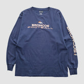 Denver Broncos NFL 2010s Long Sleeve T-shirt Navy Vintage | Fanatics