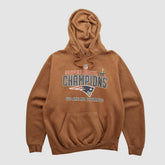 Super Bowl XLIX Pennant Sportswear 2015 Hooded Pullover Sweatshirt Clay Vintage | Fanatics