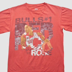 Chicago Bulls Majestic 2000s T-shirt Red Vintage - NBA
