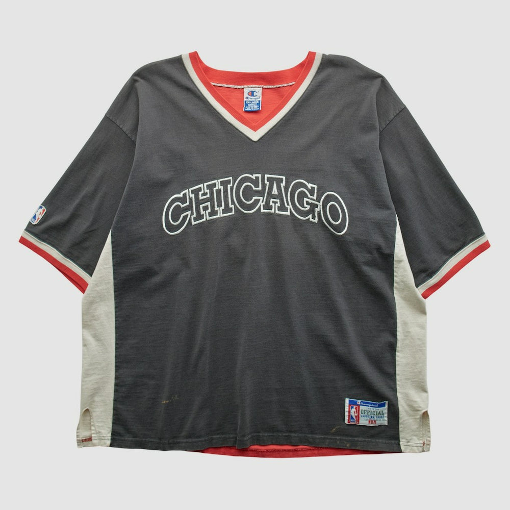 Chicago Bulls Champion 90s T-shirt Black Vintage - NBA