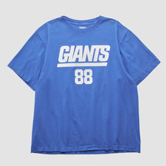 New York Giants Reebok 2000s T-shirt Blue Vintage | Fanatics