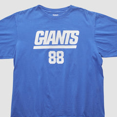 New York Giants Reebok 2000s T-shirt Blue Vintage | Fanatics