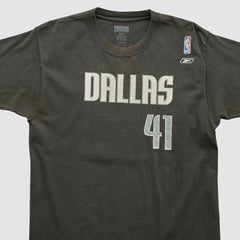 Dallas Mavericks Reebok 2000s T-shirt Black Vintage - NBA