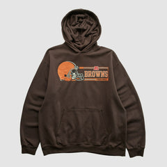Cleveland Browns NFL 2000s Hooded Pullover Sweatshirt Brown Vintage | Fanatics