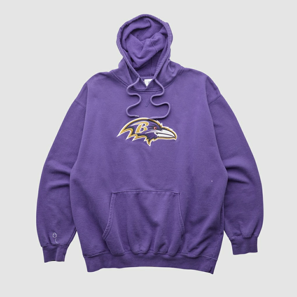 Baltimore Ravens NFL 2000s Hooded Pullover Sweatshirt Purple Vintage | Fanatics