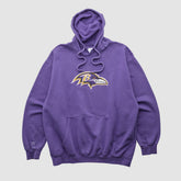 Baltimore Ravens NFL 2000s Hooded Pullover Sweatshirt Purple Vintage | Fanatics