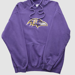 Baltimore Ravens NFL 2000s Hooded Pullover Sweatshirt Purple Vintage | Fanatics