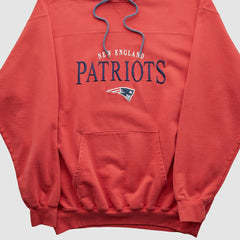 New England Patriots NFL 2000s Hooded Pullover Sweatshirt Red Vintage | Fanatics