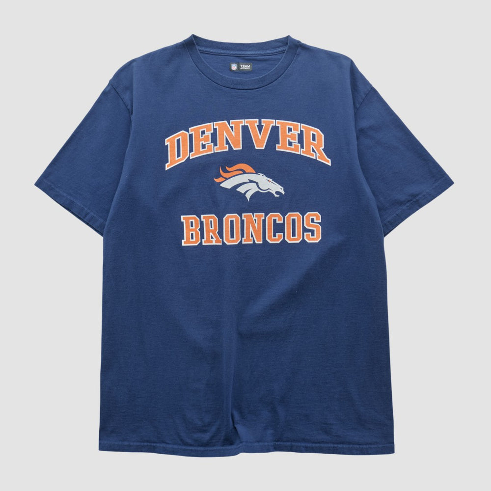 Denver Broncos NFL 2010s T-shirt Navy Vintage | Fanatics