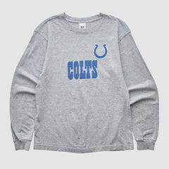 Indianapolis Colts NFL 2000s Long Sleeve T-shirt Heather Gray Vintage | Fanatics
