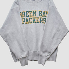 Green Bay Packers Champion 2000s Pullover Sweatshirt Heather Gray Vintage | Fanatics