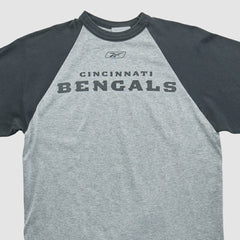 Cincinnati Bengals Reebok 2000s T-shirt Heather Gray Vintage | Fanatics