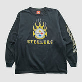 Pittsburgh Steelers NFL 2000s Long Sleeve T-shirt Black Vintage | Fanatics