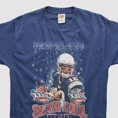 Super Bowl MVP Fruit of The Loom 2002 T-shirt Navy Vintage | Fanatics