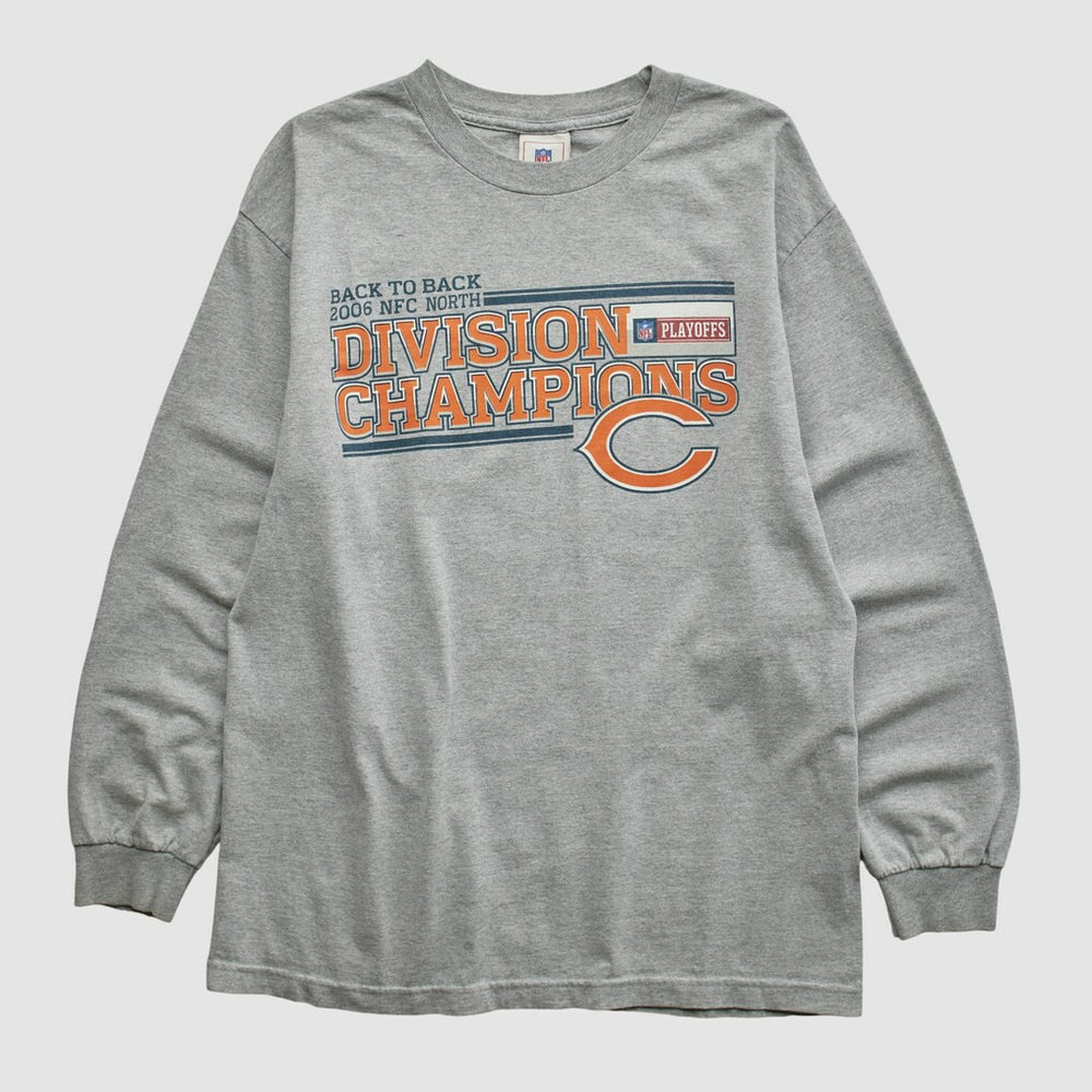 Division Champions NFL 2006 Long Sleeve T-shirt Heather Gray Vintage | Fanatics