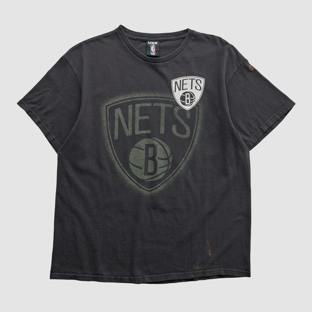 Brooklyn Nets UNK 2010s T-shirt Black Vintage - NBA