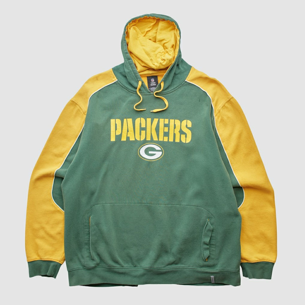 Green Bay Packers Reebok 2010s Hooded Pullover Sweatshirt Green Vintage | Fanatics