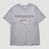 Denver Broncos NFL 2000s T-shirt Heather Gray Vintage | Fanatics