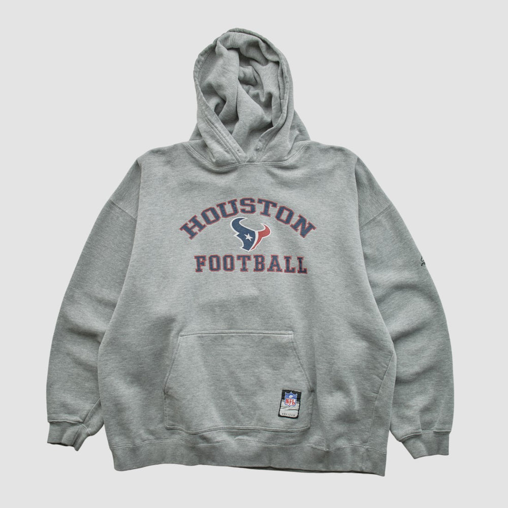 Houston Texans NFL 2000s Hooded Pullover Sweatshirt Heather Gray Vintage | Fanatics