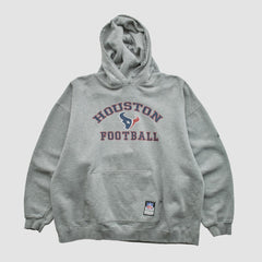 Houston Texans NFL 2000s Hooded Pullover Sweatshirt Heather Gray Vintage | Fanatics