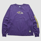 Baltimore Ravens Reebok 2000s Long Sleeve T-shirt Purple Vintage | Fanatics