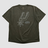 San Antonio Spurs NBA 2000s T-shirt Black Vintage - NBA