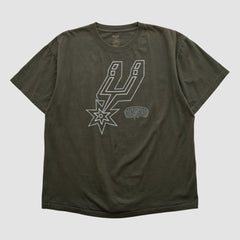 San Antonio Spurs NBA 2000s T-shirt Black Vintage - NBA